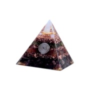 Orgonit Piramida Odpromiennik Kamień Księżycowy Oliwin Karneol Rodonit