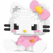 Klocki  Figurka z pudełkiem 382 sztuk HELLO KITTY