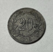 20 halerzy 1918  Austria