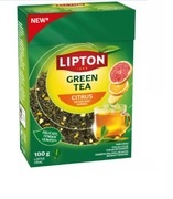 Lipton Herbata zielona liściasta cytrusowa 100g