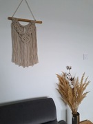 Makrama na Ścianę Boho Łapacz Snów Ozdoba Ścienna