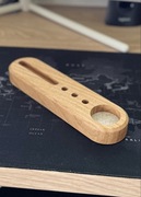 Organizer na biurko dębowy, rękodzieło