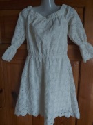 Sukienka H&M Divided 38/40 koronka hiszpanka