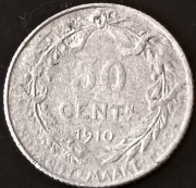 50 centymów 1910 - 1912ALBERT KONING DER BELGEN