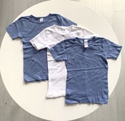 C&A Koszulki 6x PODKOSZULKI 110/116 Bawełniane z krótkim rękawem IDEAŁ