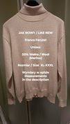 Franco Feruzzi  Sweter z golfem, 50% Wełna (Merino), Unisex, XL-XXXL