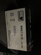 Akumulator 12V 7,2Ah MWS MW Power