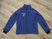 CAMP DAVID niebieska kurtka męska softshell wycięcia na kciuk_ M