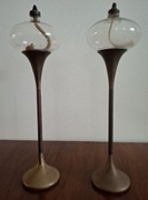 Lampa olejna F. Andersen 1970 r. DaniaMosiądz 2 szt. W cenie 