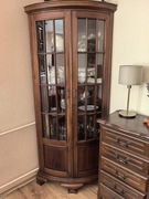 Mahoniowa witryna narożna mahoń z Indonezji Live Time Meble