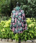 Kurtka wiosenna letnia Primark 42 44 XL kolorowe kwiaty cienka