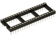 Podstawka precyzyjna DIP40, raster 2.54