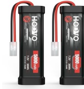 HOOVO Akumulator 7,2 V NiMH 5000 mAh, 6 ogniw RC zestaw 2szt