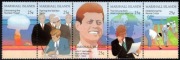 Wyspy Marshalla 1988 - John F. Kennedey, Mi 194-198** w pasku