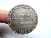 PRUSY: 1 TALAR GÓRNICZY 1838 R - RZADKA MONETA