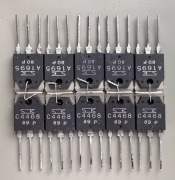 5 par używanych tranzystorów Sanken 2SA1695 2SC4468