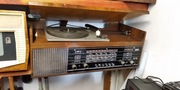 Radioodbiornik SUDETY okres PRL z gramofonem. 