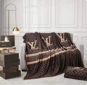 Koc 160x200 Brązowy 