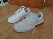 Sneakersy damskie Nike Air Force 1 Fontanka beżowo-czerwone (NOWE)