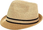Kapelusz słomkowy Comhats Straw Hat Men Fedora Trilbya 59cm (L) "Kubański"