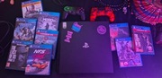 Ps4 PRO, 2 pady, 9 gier, kabel HDMI, kabel zasilający