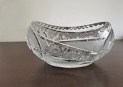 Kryształowa misa gondola żardiniera łódka kryształ