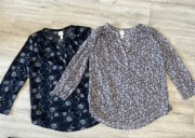 Bluzki 2 szt H&M rękaw 3/4