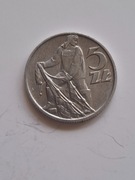 PRL-NAJRZADSZE MONETY OBIEGOWE-5 ZŁ 1959