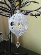 Bombka ażurowa, ozdoba świąteczna 