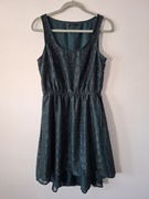 Sukienka mieniąca się na sylwester święta imprezowa koktailowa brokatowa