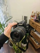 Nikon D3100 z obiektywem Tamron 18-200  mm - stan dobry | Bateria+ład.