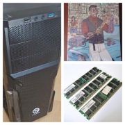 Obudowa Thermaltake Versa H21 Steelbook Cyberpunk karta 16GB RAM DDR1 Kioxi