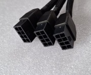 Kabel zasilający Nvidia 12VHPWR PCIe rozdzielacz 1 na 3 x 8PIN