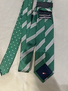 Jedwabny elegancki krawat Tommy Hilfiger NOWY