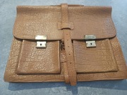 Teczka skóra miesci  A3 PRL