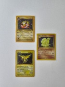 Zapdos 16/102 Jolteon 4/64 Ninetales 12/102 base set