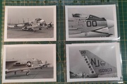 F-8E Crusader - 4 oryginalne zdjęcia z lat 60-tych