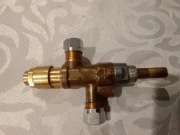 Zaworek gazowy z zabezpieczeniem przed wypływem,propan-butan.