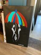 duzy obraz recznie malowany akryl