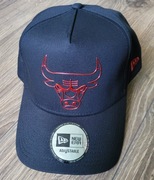 czapka z daszkiem New Era 9Forty Chicago Bulls NBA czarna logo