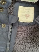 Kurtka Granatowa chłopięca ciepła, rozmiar 92