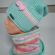 Czapka i komin HANDMADE