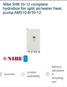 Pompa ciepla metro therm shb 10-12,  nowa unit wewnetrzny 