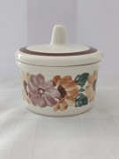 Talerz dekoracyjny do zawieszenia + miseczka z pokrywą 