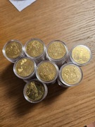 Zestaw #6 - 2zl mennicze - 2008 rok - 79 monet w kapslach! OKAZJA!