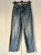 Granatowe jeansy mom Zara 36 4730 /247/401