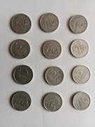 Zestaw 15 monet 5 groszy PRL 1958-1972