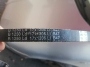 Pasek klinowy Sanok B1250  17x1206