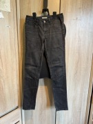 Jeansy Vintage Burberry Brit - czarne jeansy w stylu retro