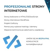 Profesjonalne strony internetowe – szybko, solidnie + projekt graficzny